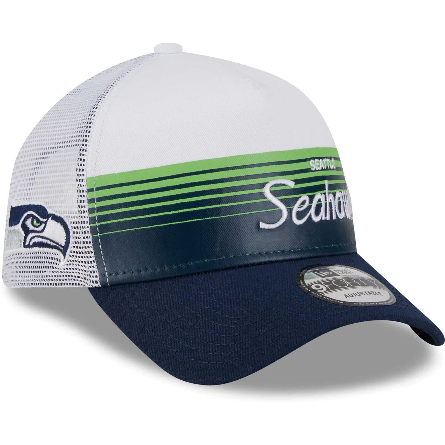 

Мужская кепка New Era Navy Seattle Seahawks Horizon 9FORTY Snapback