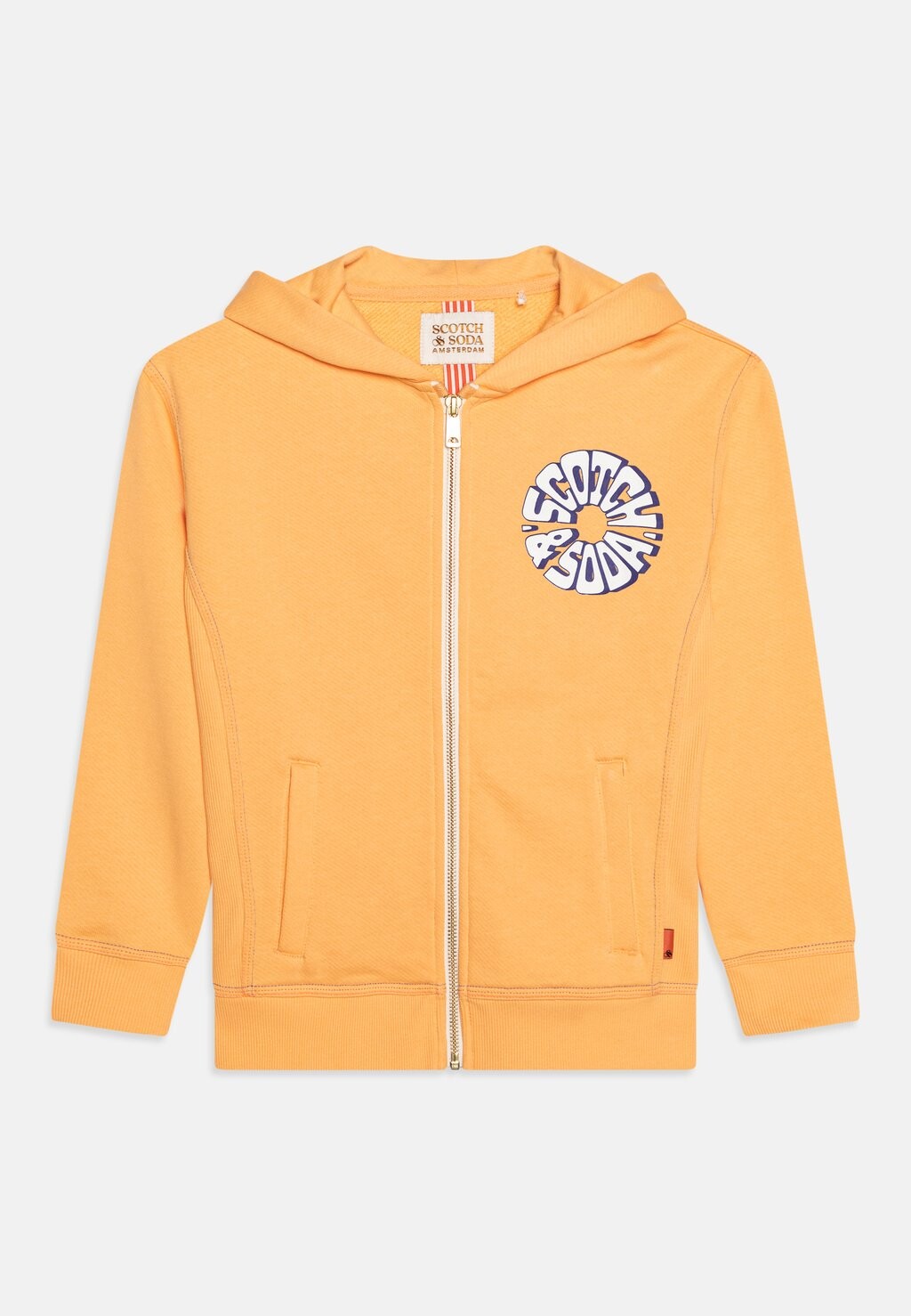 

Толстовка ARTWORK ZIP THROUGH UNISEX Scotch & Soda, цвет peach