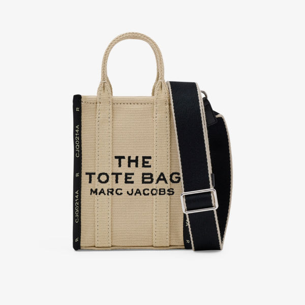 цена Жаккардовая мини-сумка-тоут Marc Jacobs, цвет warm sand