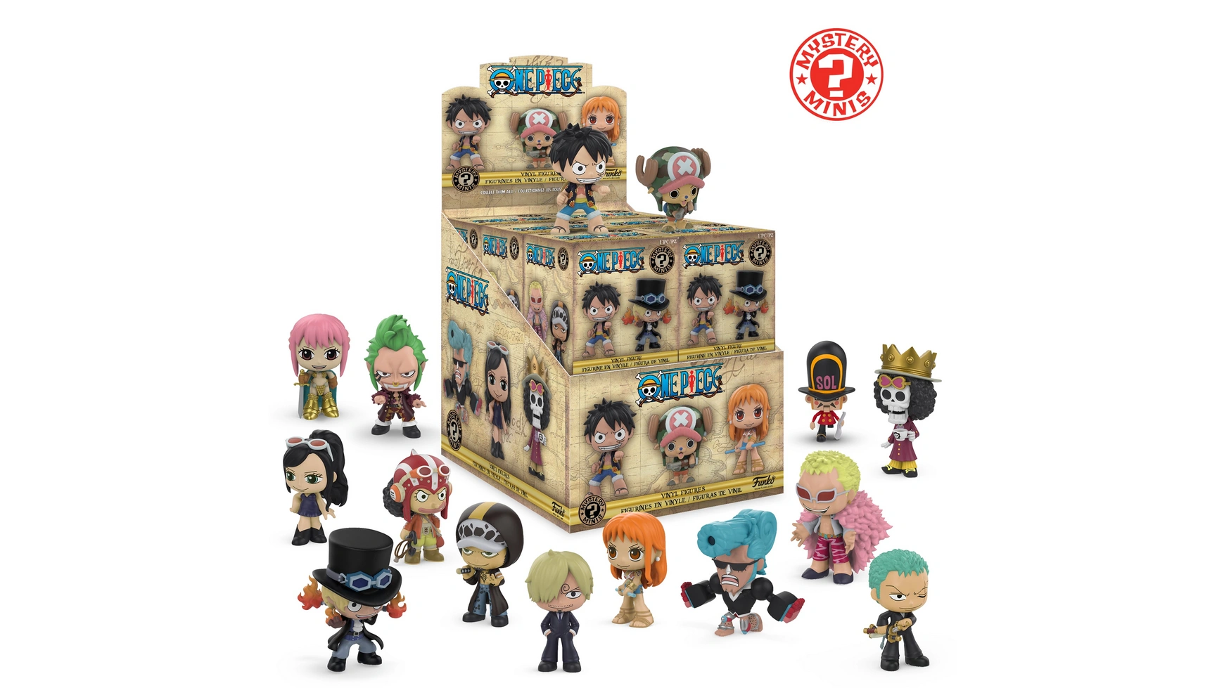 Funko - Pop! One Piece Слепая коробка Mystery Minis фигурка funko pop коробочка мистери минис mystery minis аквамен