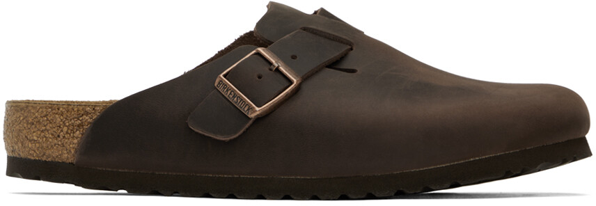 

Коричневые бостонские сабо обычного размера Birkenstock