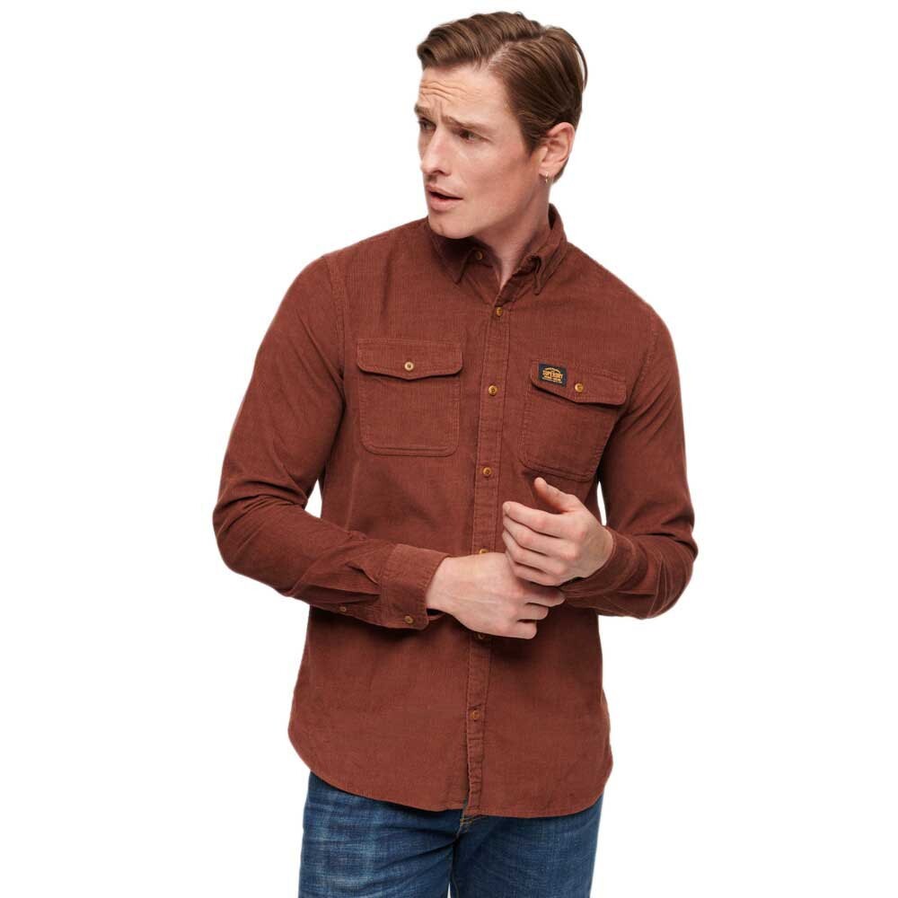 

Рубашка Superdry Trailsman Cord, коричневый