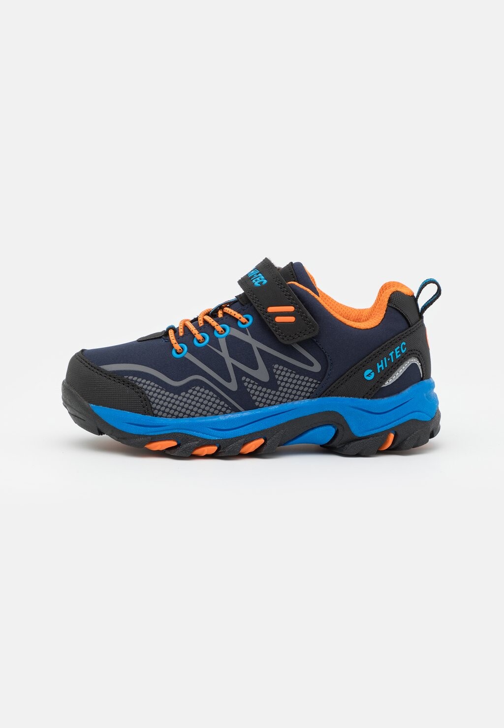

Кроссовки Blackout Low Jr Unisex HI-TEC, цвет navy/orange/lake blue