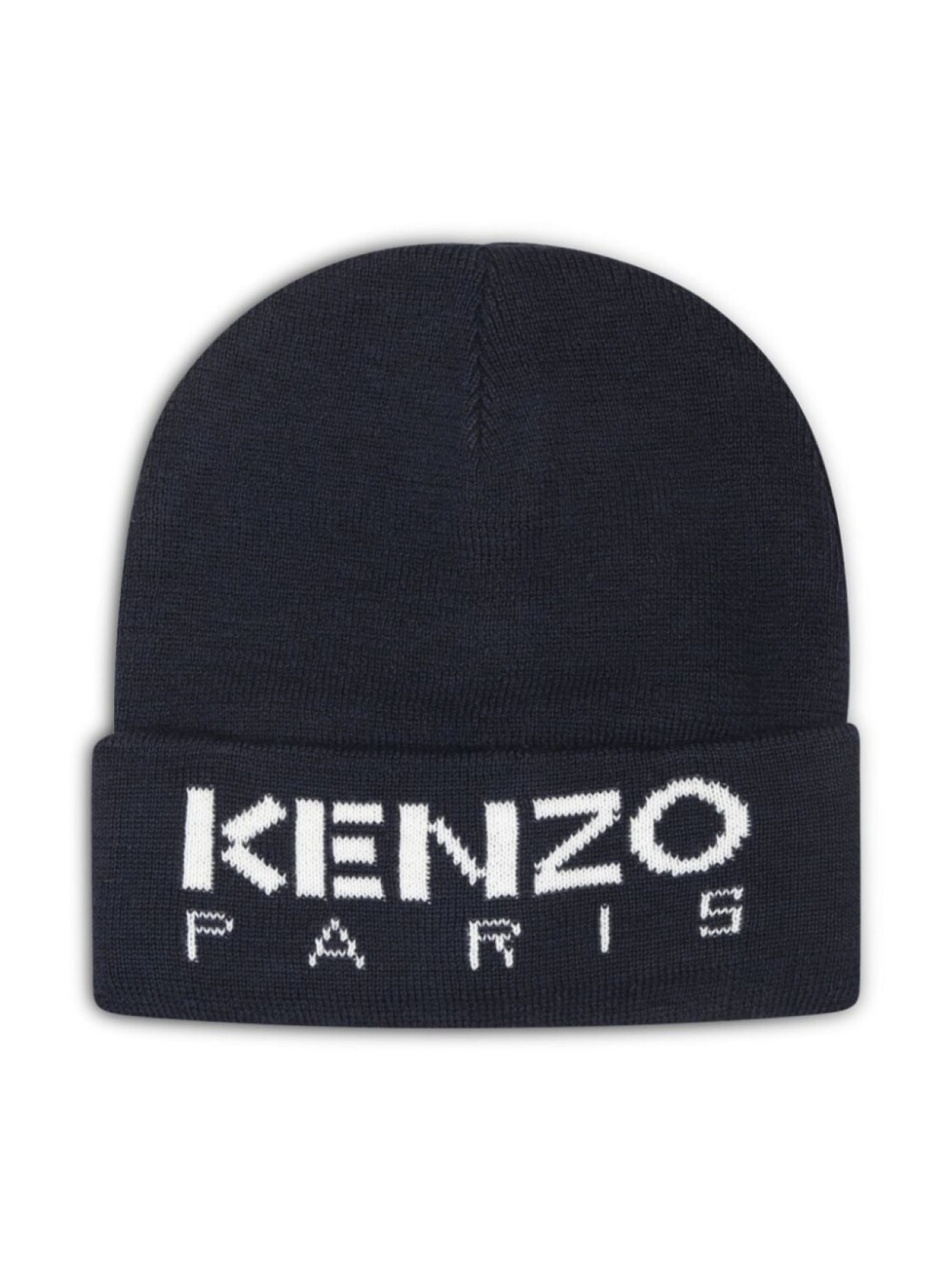 

Kenzo Kids шапка-бини с логотипом и интарсией, синий
