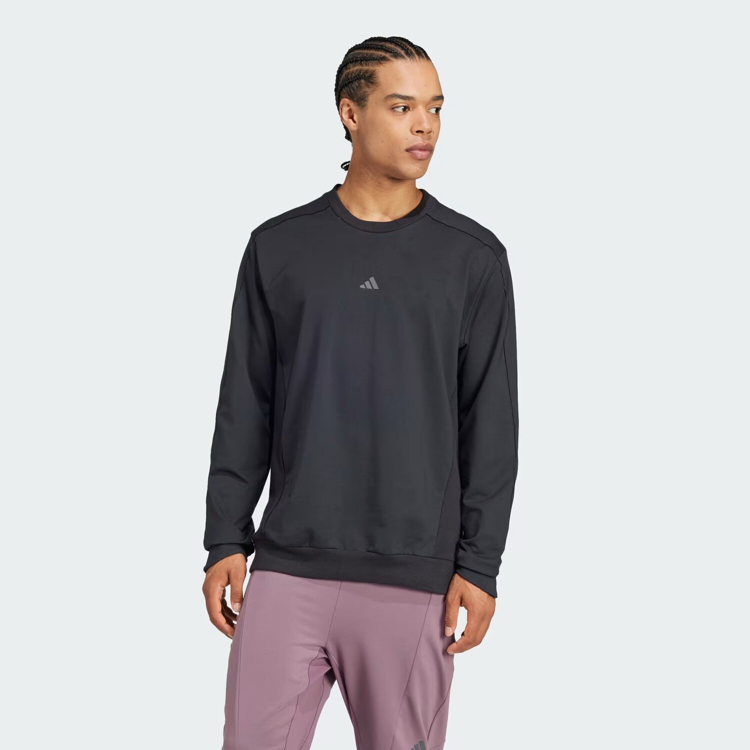 

Толстовка для йоги с круглым вырезом Adidas, цвет Black