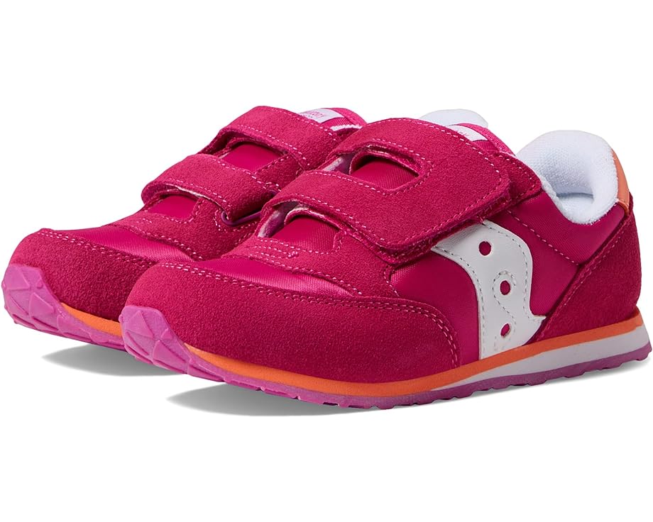 

Кроссовки Saucony Saucony Originals Kids Jazz Hook & Loop Sneaker(Toddler/Little Kid), цвет Fuchsia/Coral