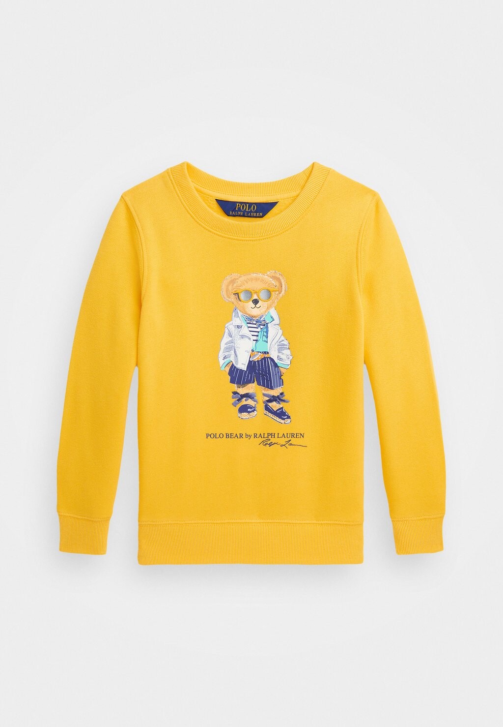 

Толстовка Bear Polo Ralph Lauren, цвет chrome yellow