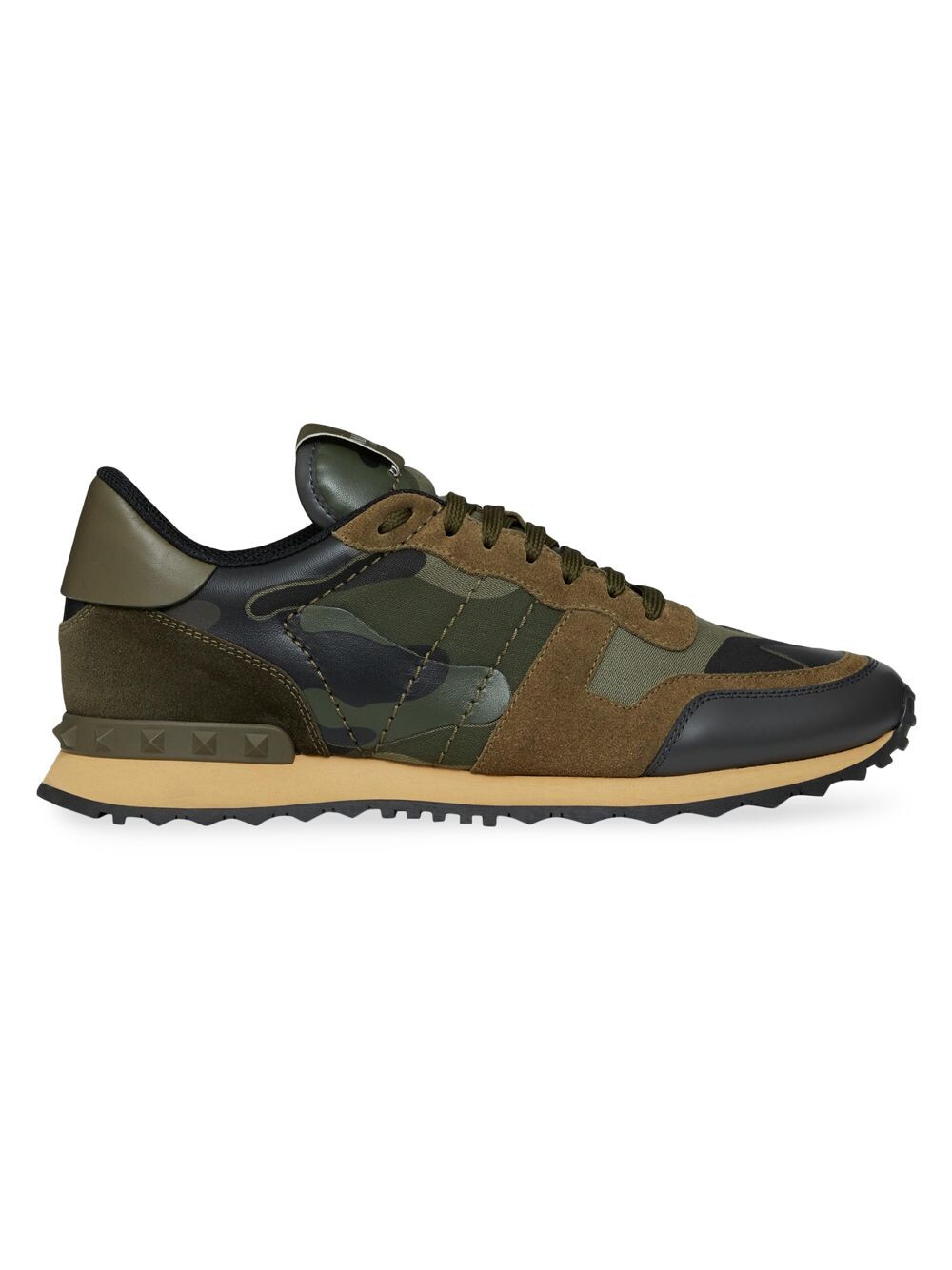 

Камуфляжные кроссовки Rockrunner Valentino Garavani, зеленый