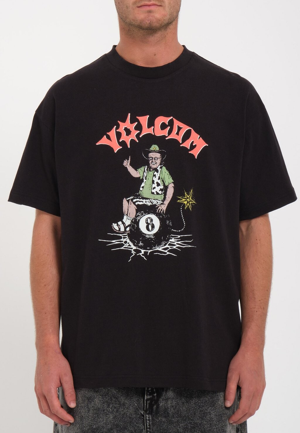 

Футболка с принтом Last Shot Lse Sst Volcom, черный
