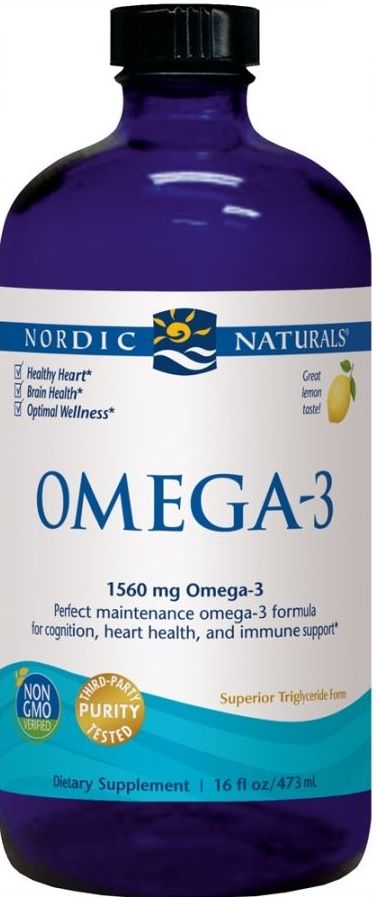 

Жидкий рыбий жир Nordic Naturals Omega-3 1560 mg Lemon, 473 мл