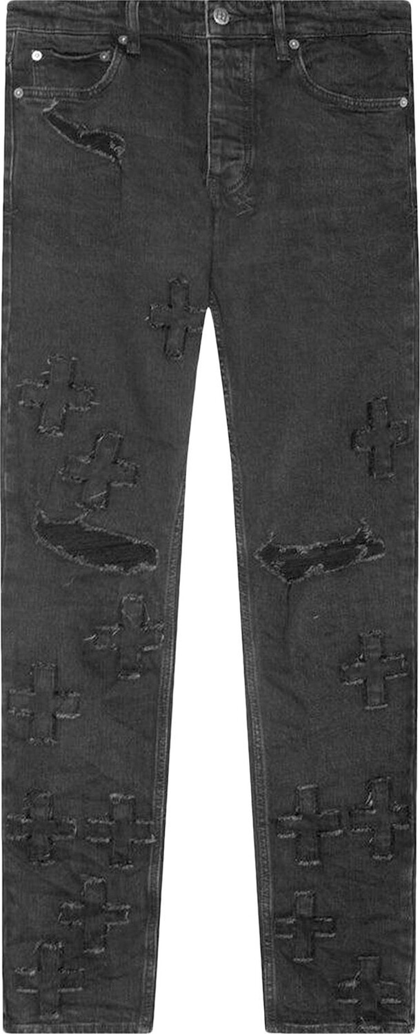 

Джинсы Ksubi Chitch Mid Rise Slim Fit 'Kraftwork', синий