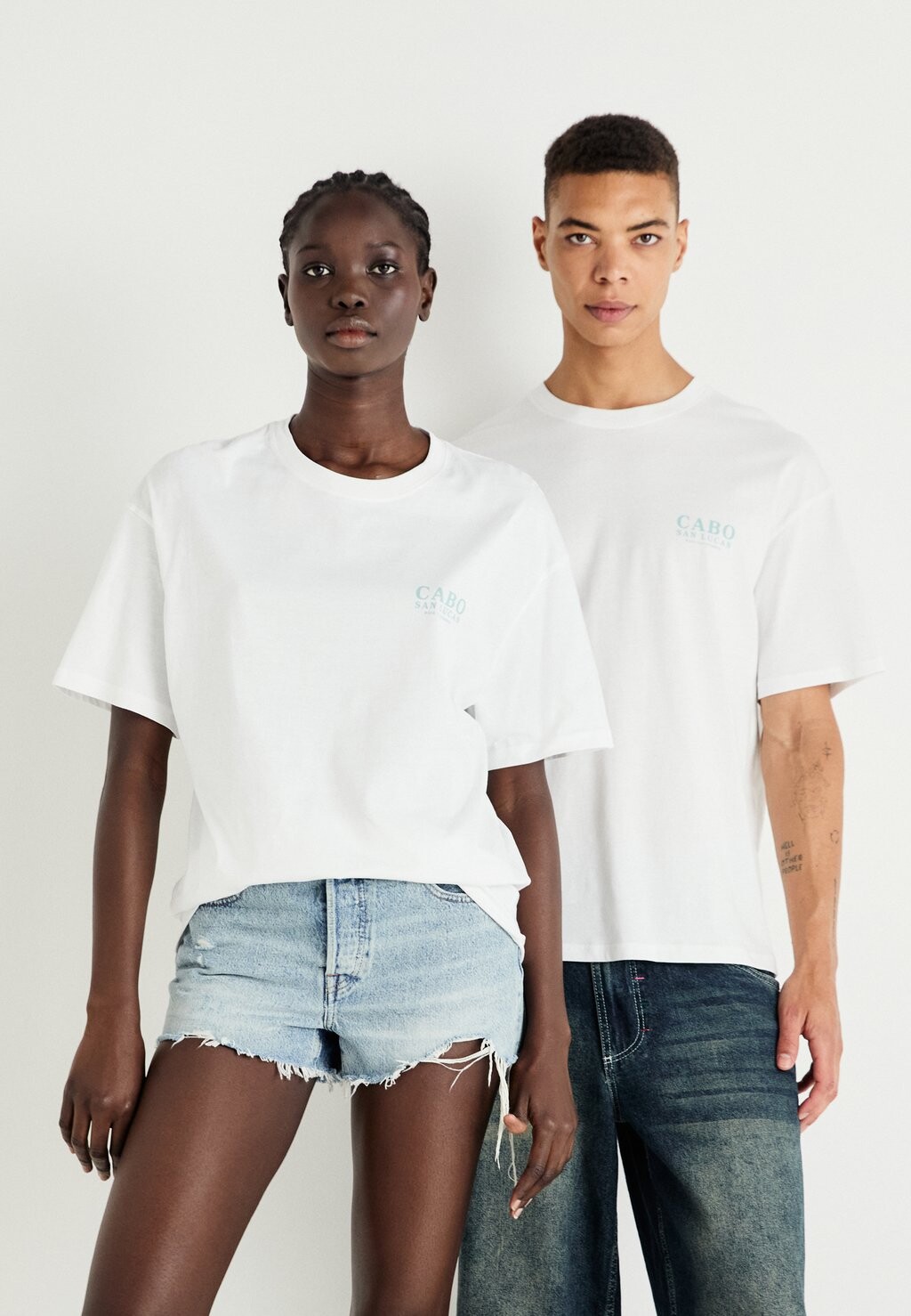 

Принт на футболке JORMERCADO TEE SS CREW NECK Jack & Jones, белый