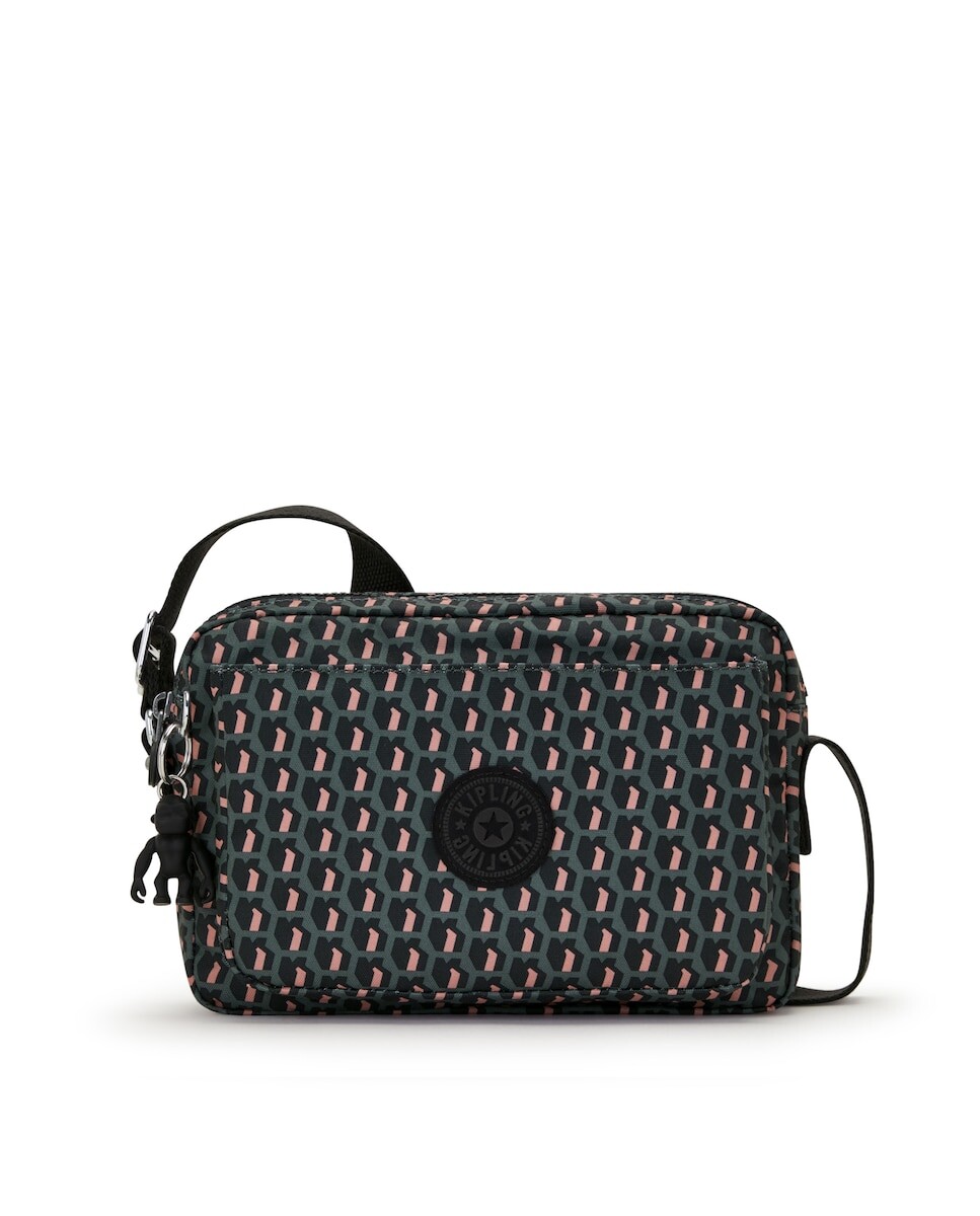 

Женская сумка через плечо с разноцветным принтом на молнии Kipling, мультиколор