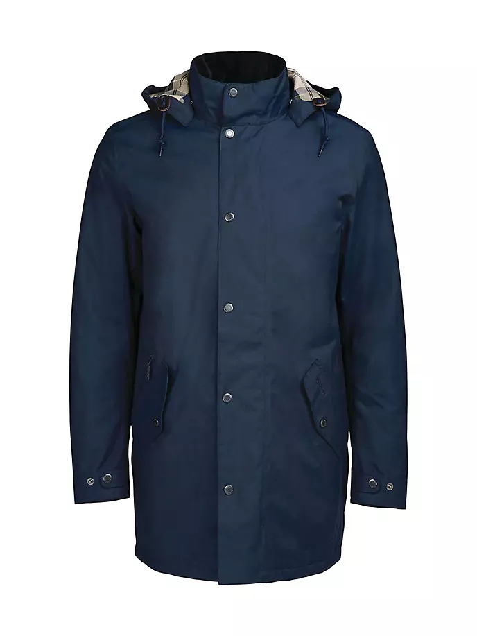

Пальто Челси с капюшоном Barbour, синий