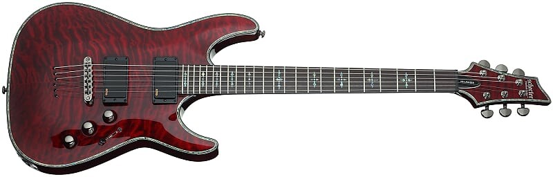 

Электрогитара Schecter Hellraiser C-1 1788 HH QM Top Black Cherry Electric Guitar