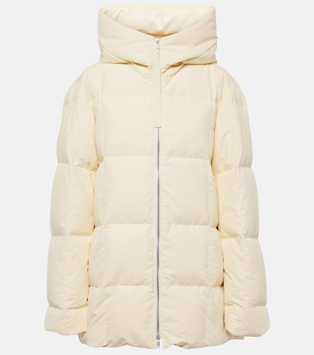 

Стеганый пуховик Jil Sander, бежевый