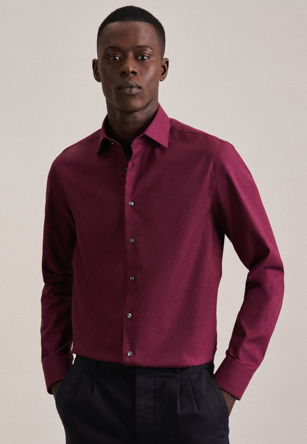 

Рубашка Seidensticker Flanell Slim, красный