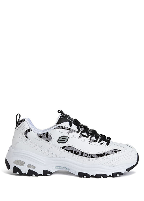 

D'Lites модные женские кроссовки с леопардовым принтом Skechers, белый