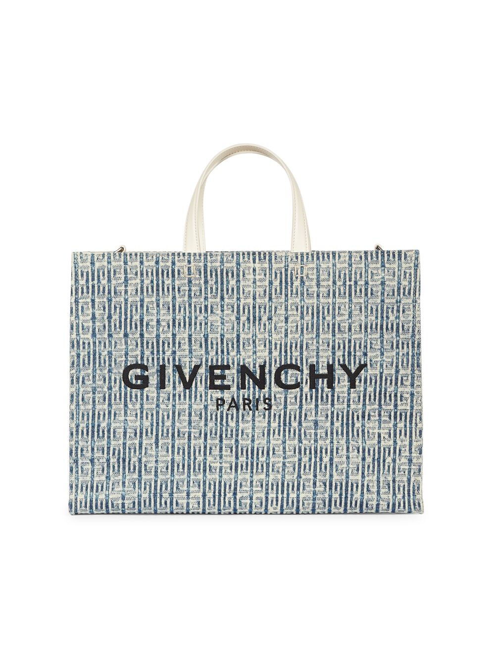 

Джинсовая сумка-шоппер среднего размера G Givenchy, синий