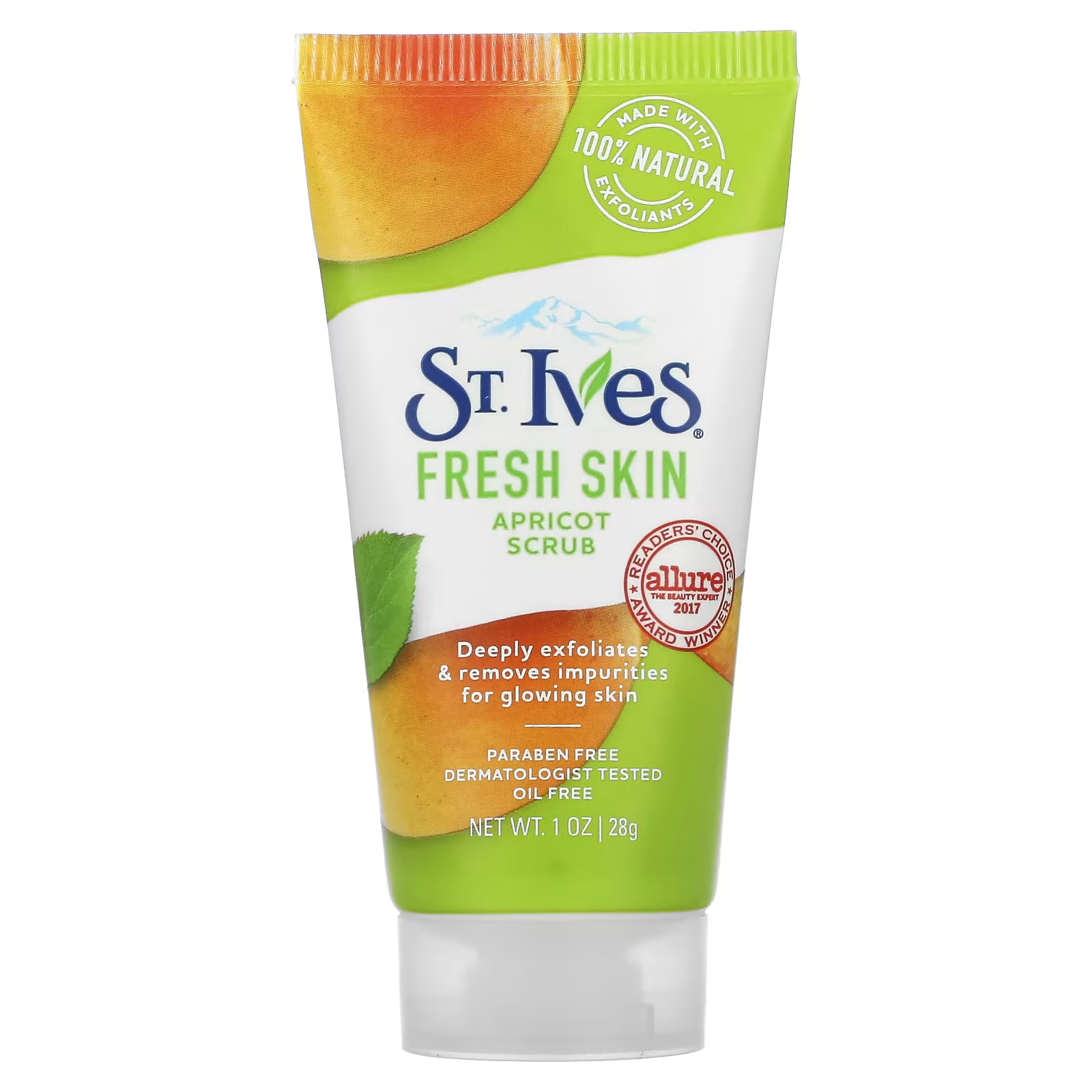 Скраб St. Ives Fresh Skin с абрикосом, 1 унция (28 г)