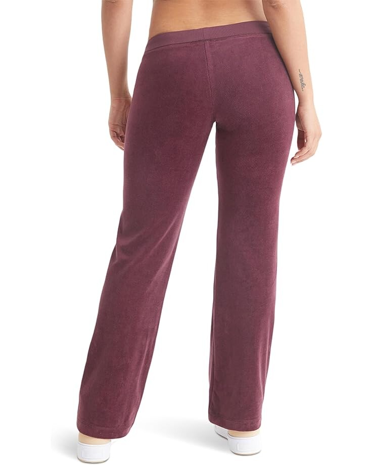 

Брюки Juicy Couture Heritage Wide Leg Track Pants, цвет Plonk