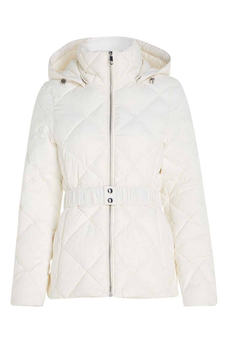 

Стеганая зимняя куртка со съемным капюшоном Tommy Hilfiger, белый