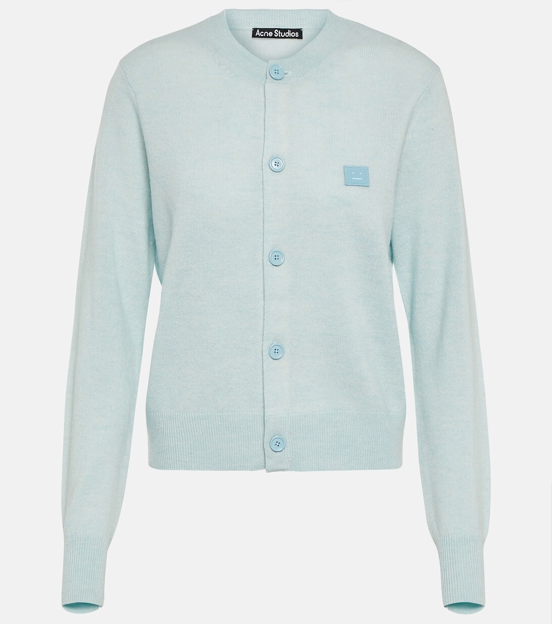 

Шерстяной кардиган Keva ACNE STUDIOS, синий