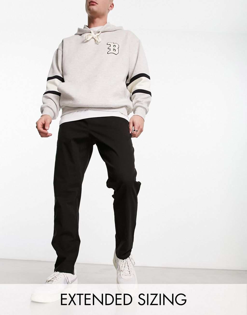

Черные зауженные чиносы ASOS DESIGN, Черный