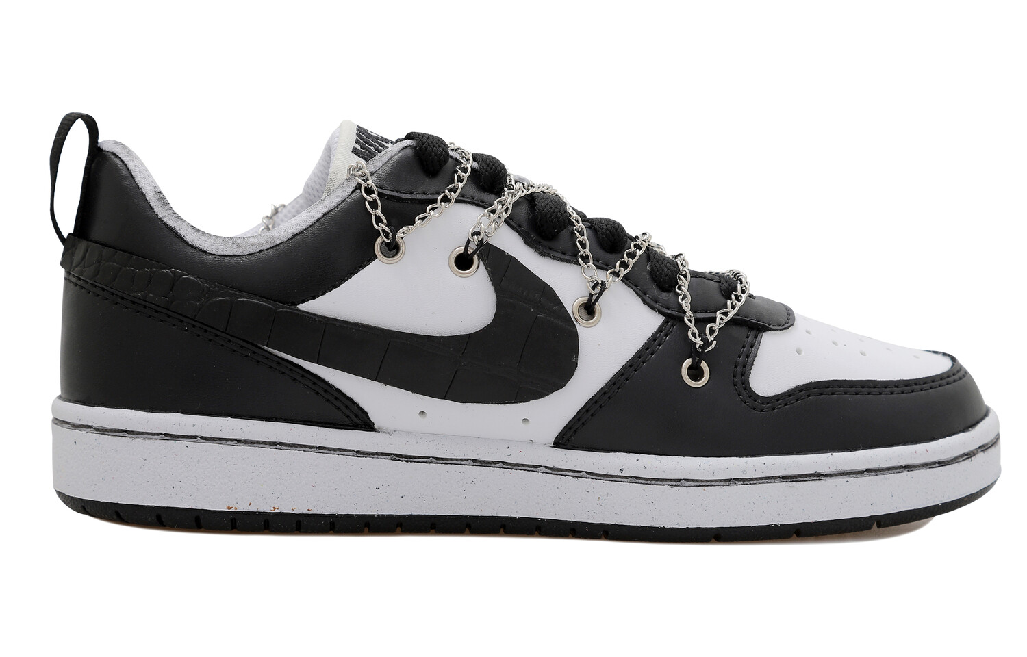 

Кроссовки для скейтбординга женские, низкие, черные/белые Nike