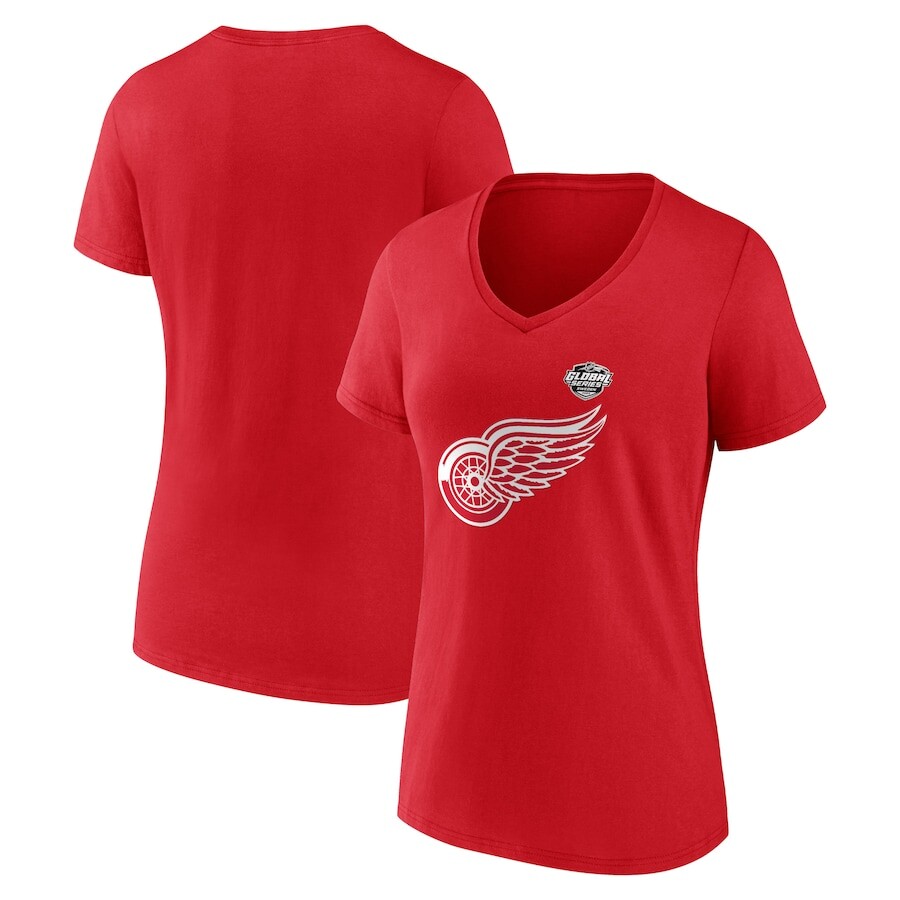 

Футболка с коротким рукавом Fanatics Branded Detroit Red Wings, красный