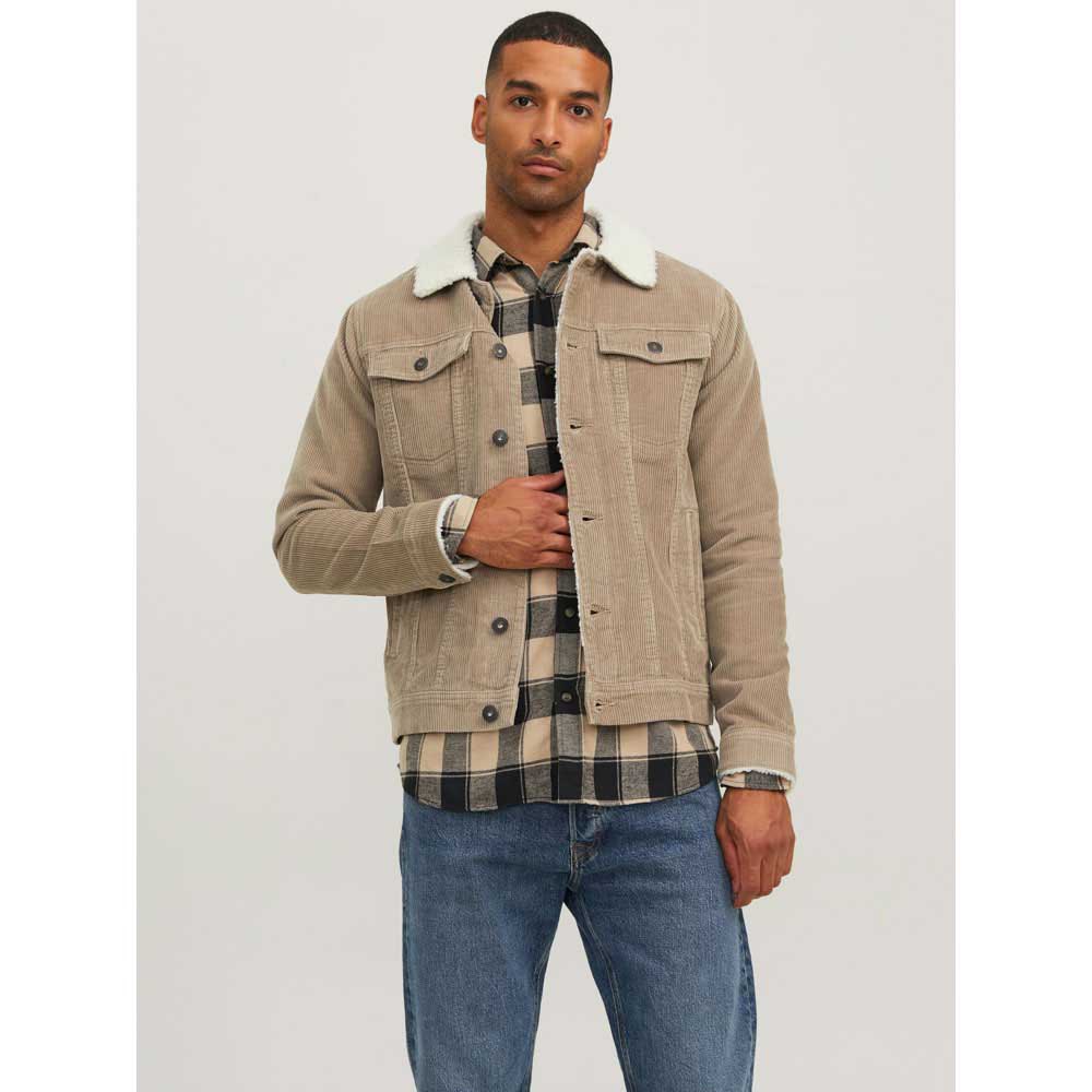 

Куртка Jack & Jones Alvin Sherpa Corduroy Lightweight, бежевый