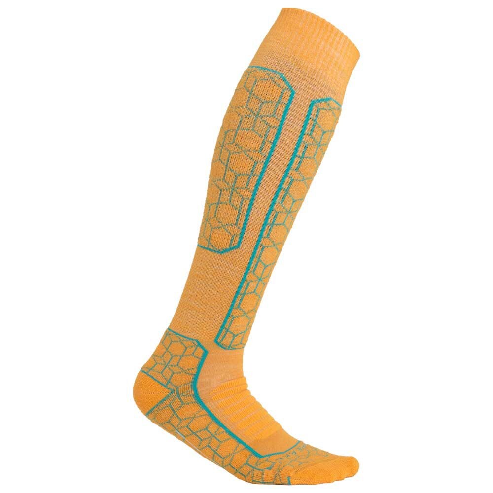 

Носки Icebreaker Ski+ Medium OTC Alpine Geo Merino Long, желтый