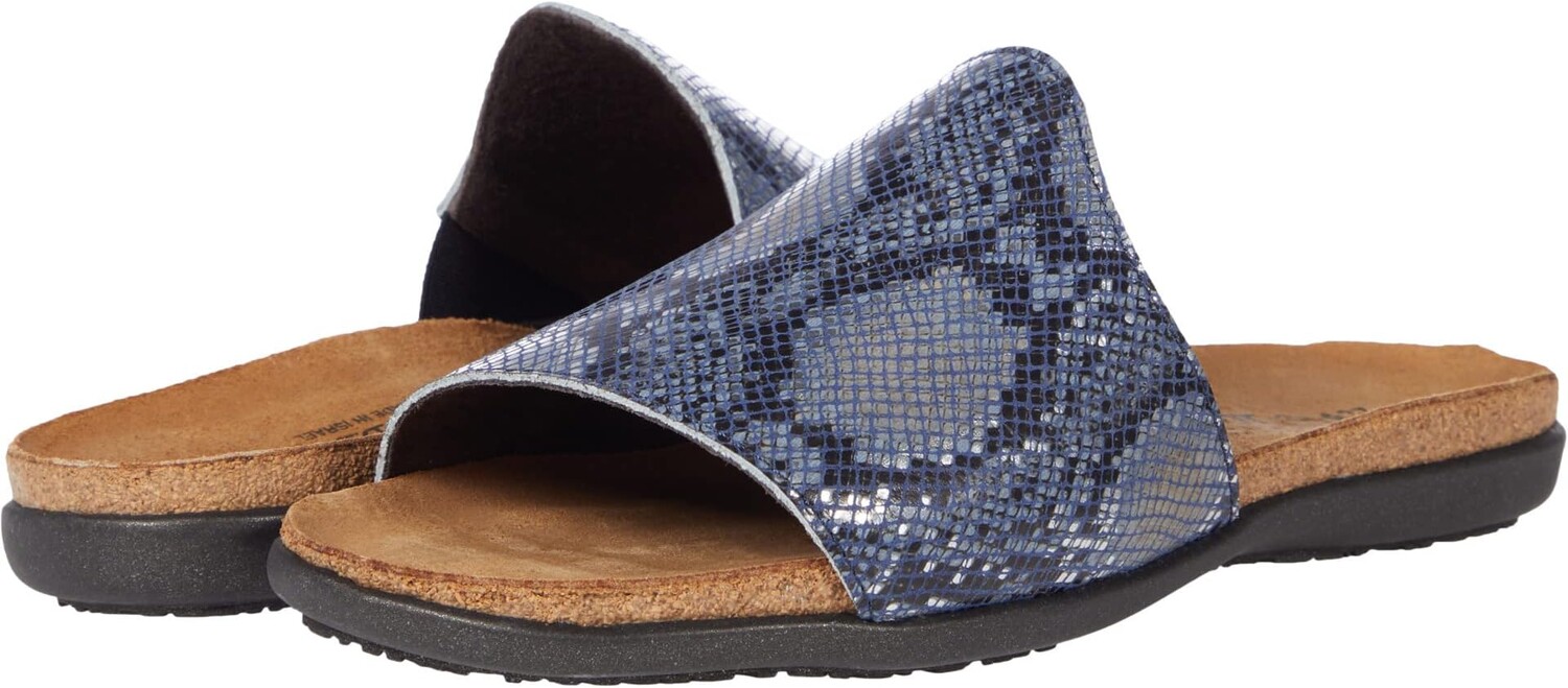 

Сандалии на плоской подошве Skylar Naot, цвет Navy Python Leather