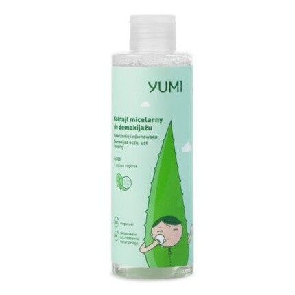 

YUMI Мицеллярный коктейль для увлажнения и смягчения макияжа с алоэ Assorted