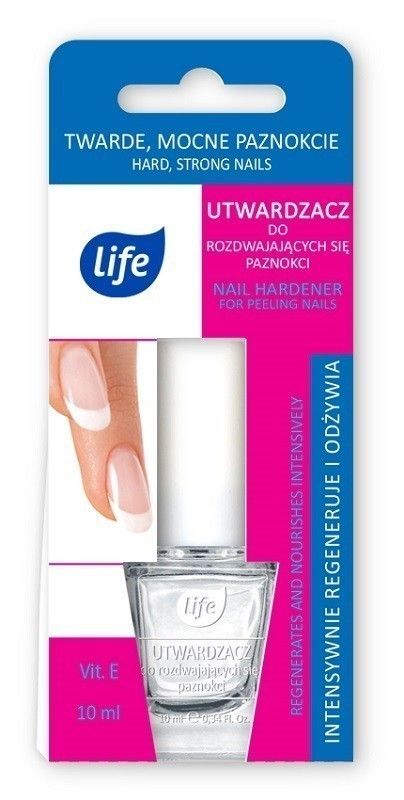 

Life Nail Hardener затвердевающий лак для ногтей, 10 ml