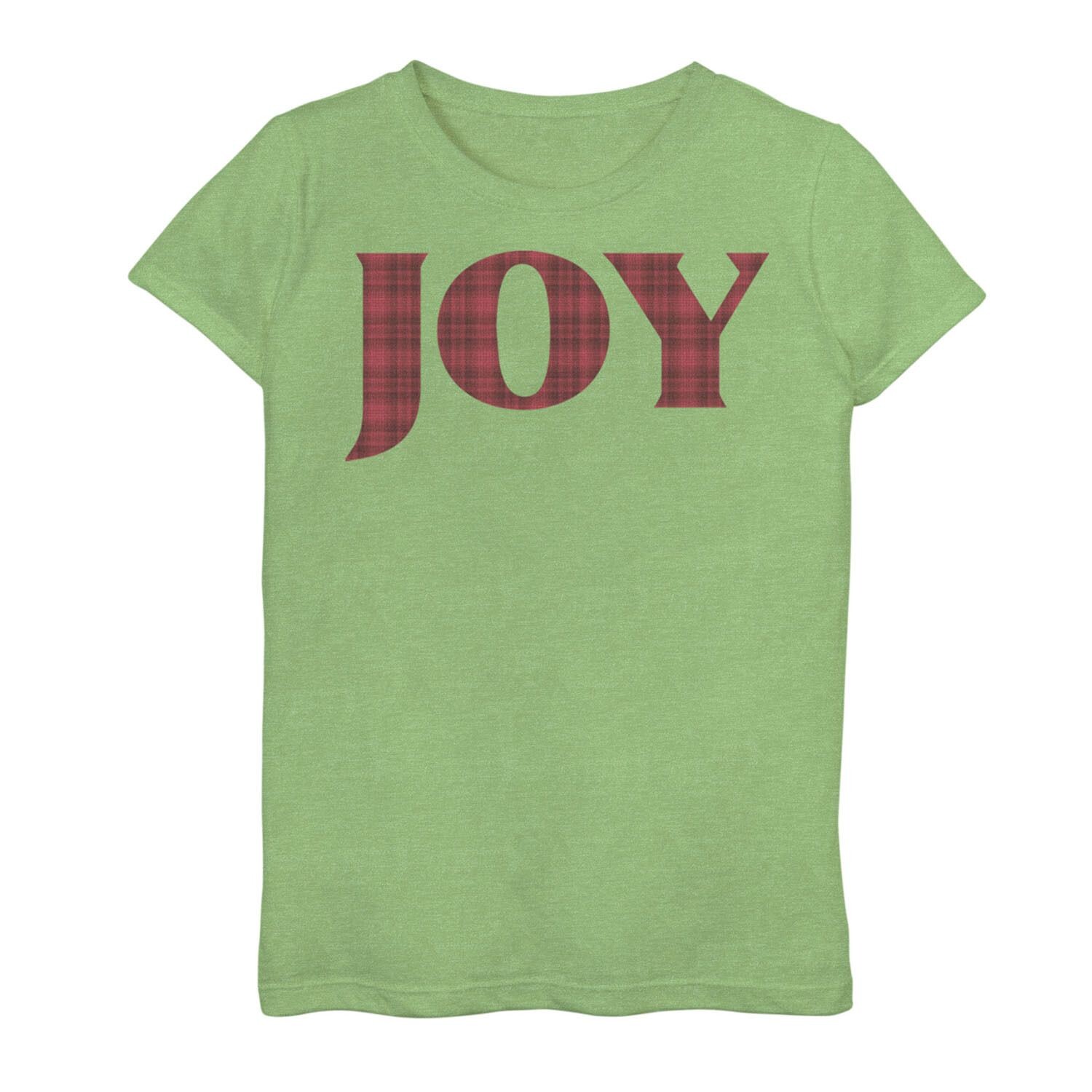 

Футболка с рисунком "Joy" для девочек 7–16 лет Unbranded