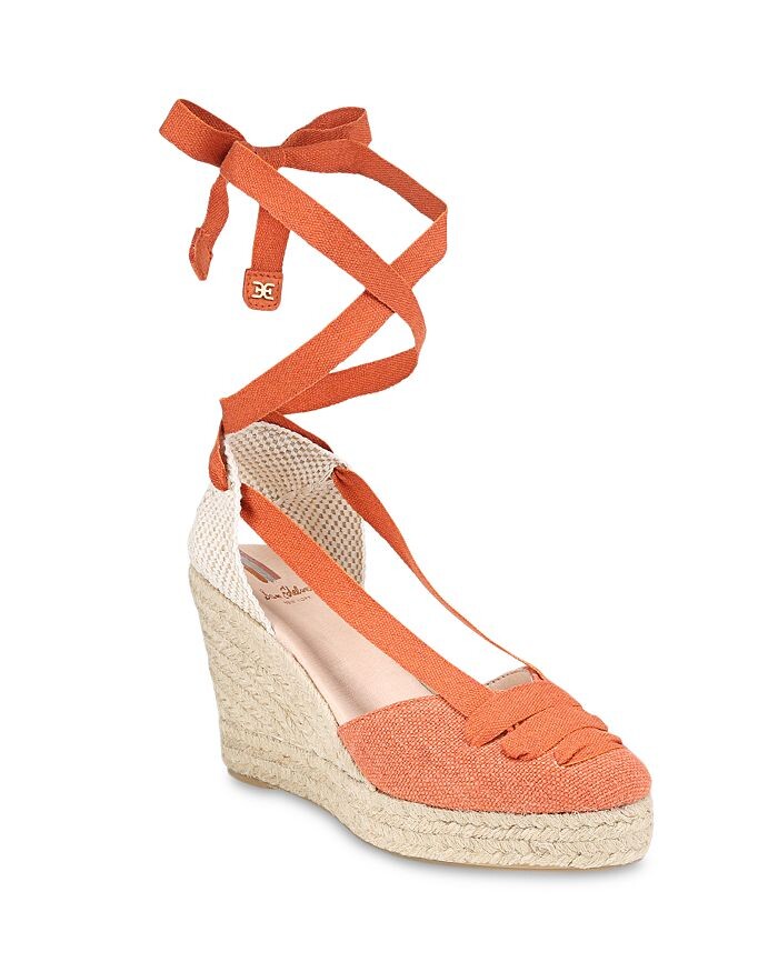 

Женские босоножки Margherita на танкетке с завязками на щиколотке и платформе Sam Edelman