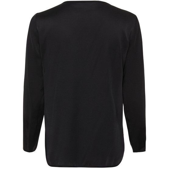 

Атласная рубашка Moldava - ДОСУГ Max Mara, черный
