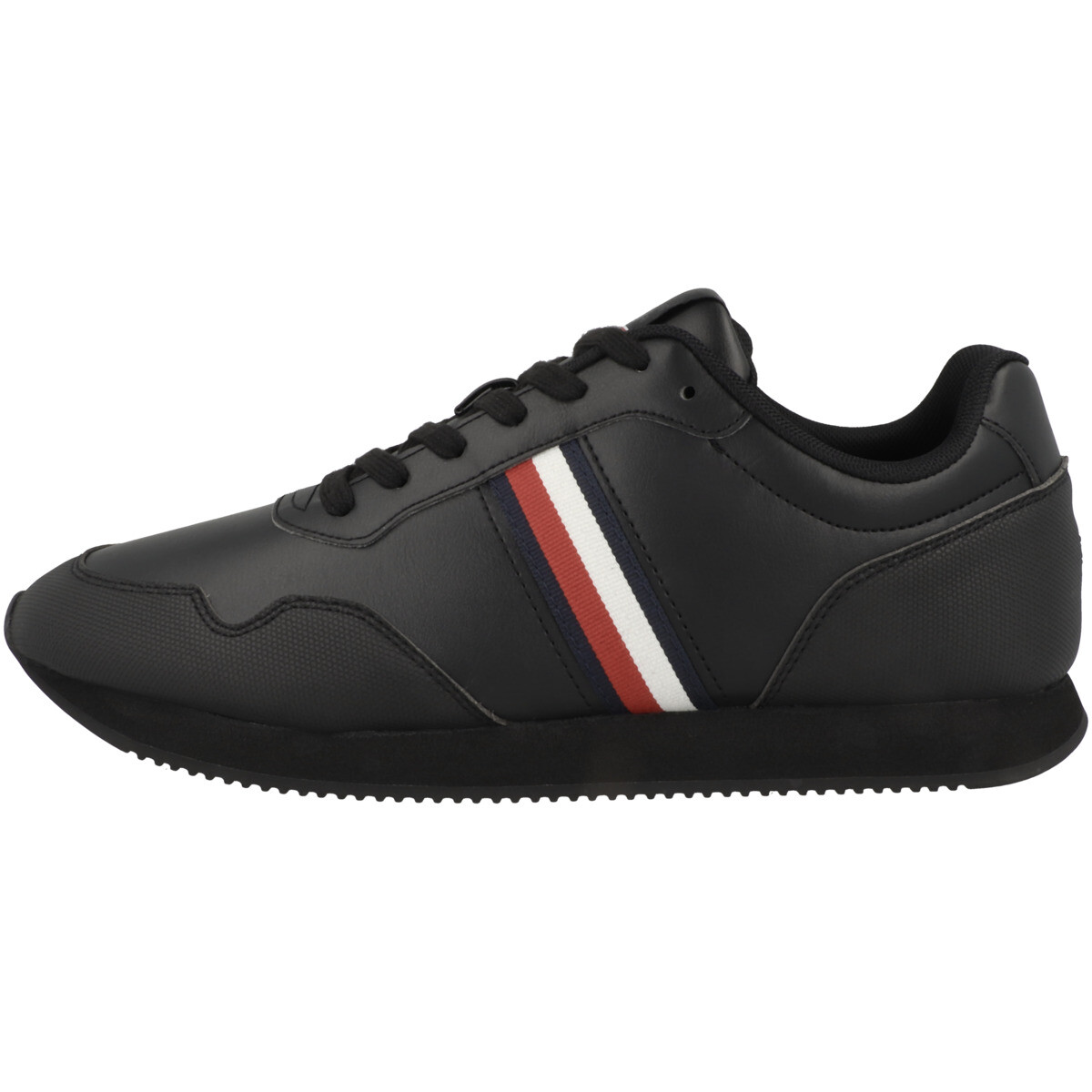 

Низкие кроссовки Tommy Hilfiger low Core Low Runner Pu Leather, черный