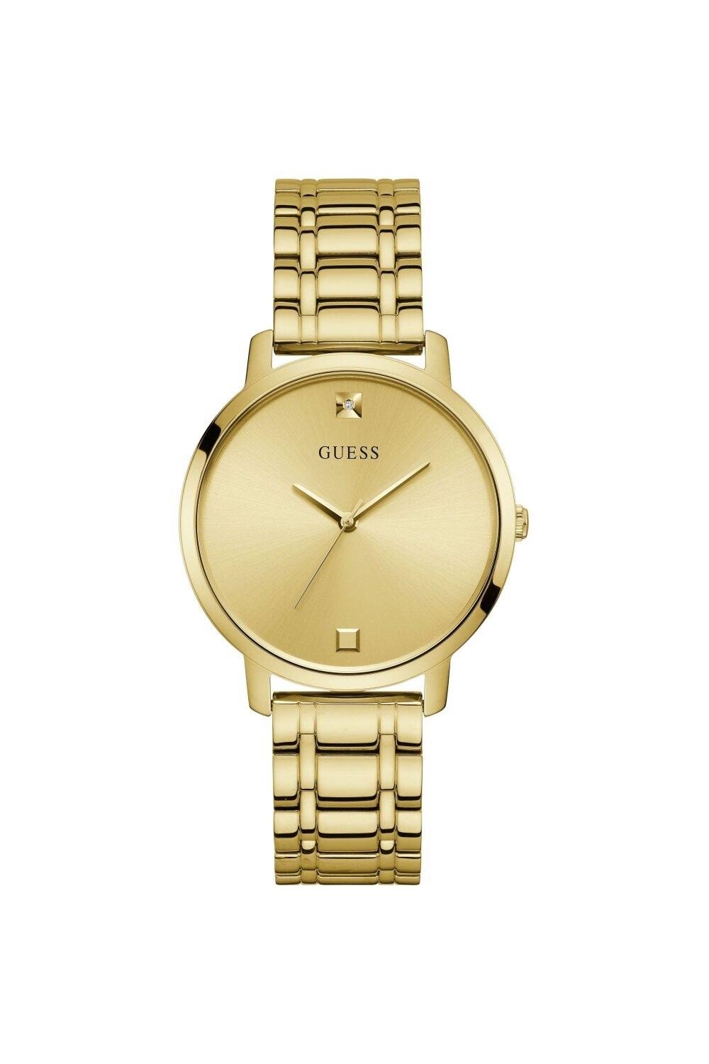 

Модные аналоговые кварцевые часы Nova из нержавеющей стали - W1313L2 Guess, золото