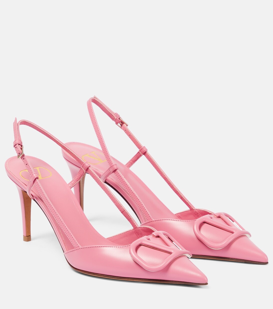 

Туфли-лодочки с ремешком на пятке VLogo Valentino Garavani, розовый