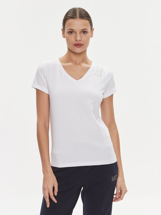 

Футболка узкого кроя Ea7 Emporio Armani, белый