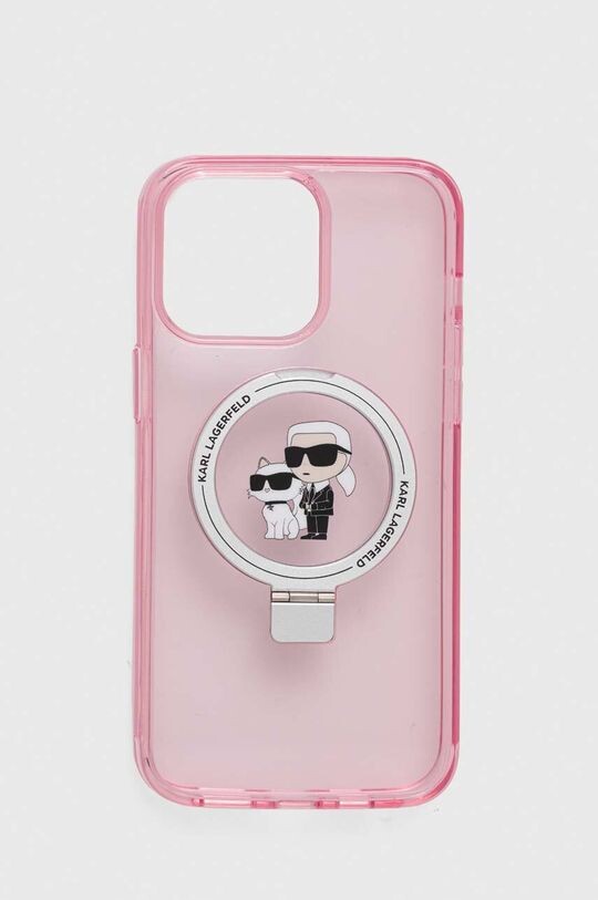 

Чехол для iPhone 15 Pro Max 6.7 Karl Lagerfeld, розовый