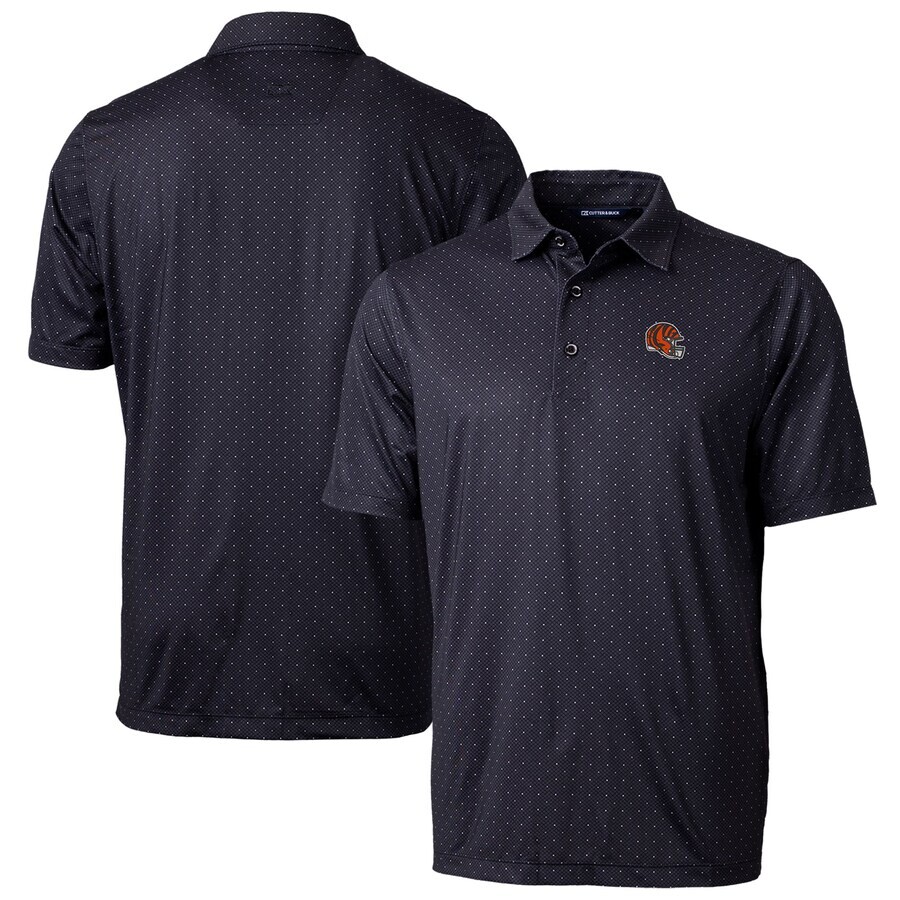 

Поло с длинным рукавом Cutter & Buck Cincinnati Bengals, черный