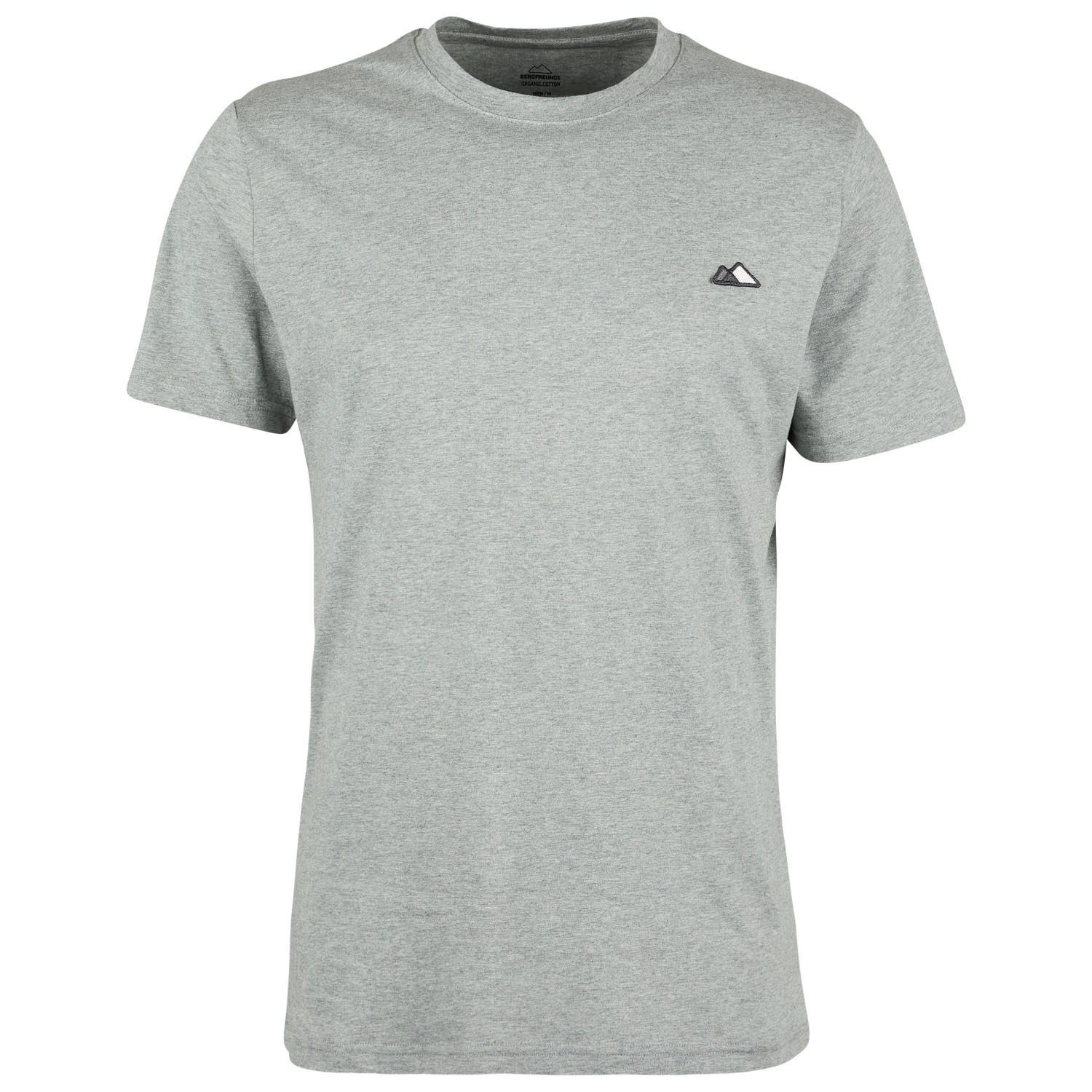 Футболка Bergfreunde Bergfreunde Shirt Patch, цвет Grey Melange цена и фото
