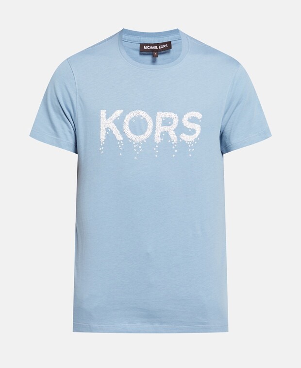 

Футболка Michael Kors, светло-синий