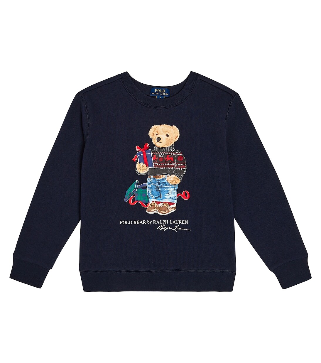 

Флисовая толстовка polo bear Polo Ralph Lauren Kids, синий