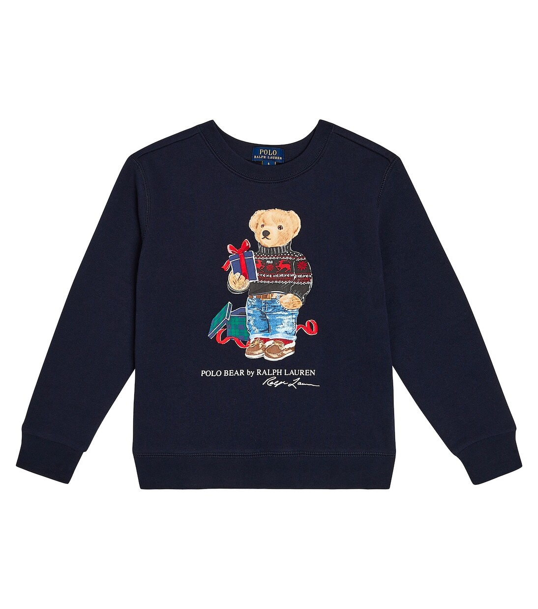 Флисовая толстовка polo bear Polo Ralph Lauren Kids, синий