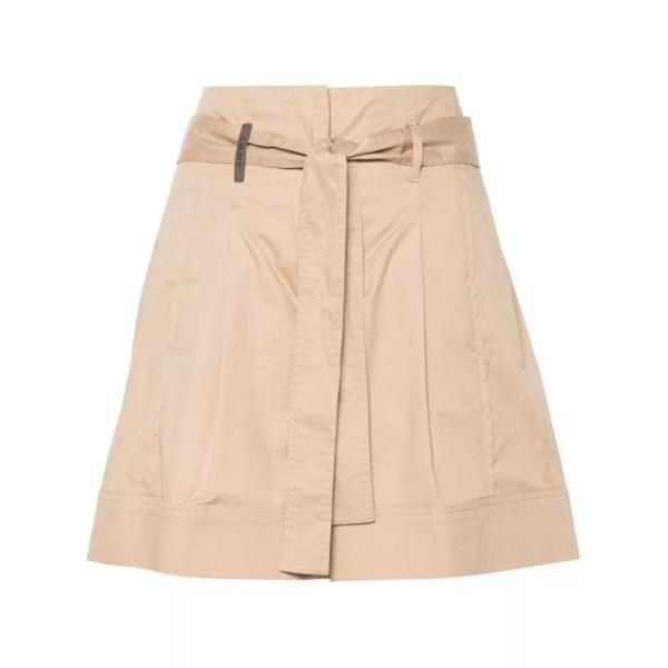 

Шорты caramel dart-detailing shorts Peserico, коричневый