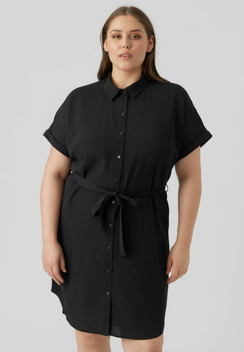 Платье-рубашка Vero Moda Curve, цвет black кроссовки prima moda savarino black